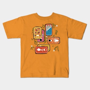 Vintage canned Goods Kids T-Shirt